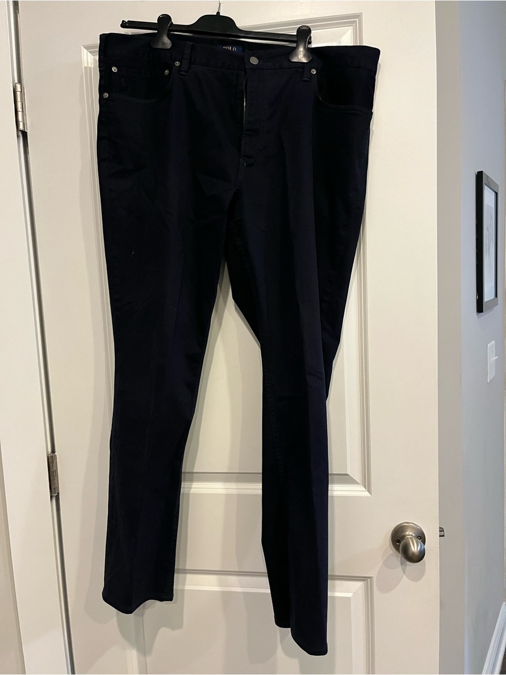 Polo Ralph Lauren men’s 5 pocket black pants 40 waist 32 length slim straight
